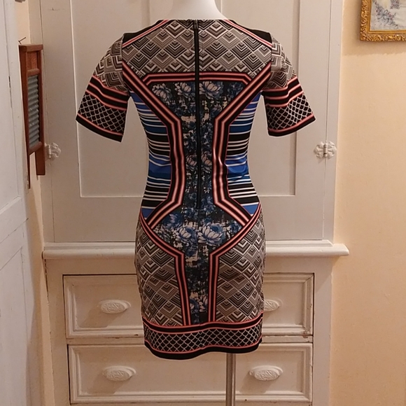 Jealous Tomato printed knit dress Sz S - Picture 3 of 6